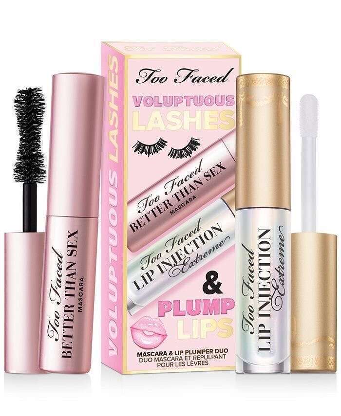 Too faced voluptuous lashes and plumb lips 