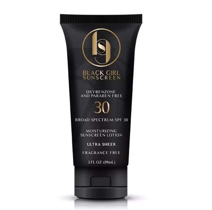 Black girl sunscreen moisturizing lotion 30