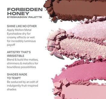 MORPHE FORBIDDEN HONEY EYESHADOW PALLET - Image 3