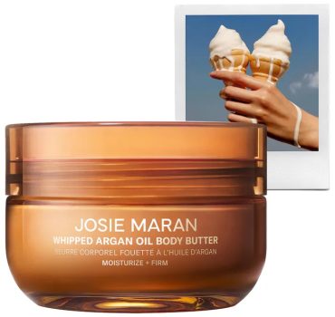 Josie Maran Vanilla Vibezzz - Whipped Argan Oil Refillable Firming Body Butter Jar