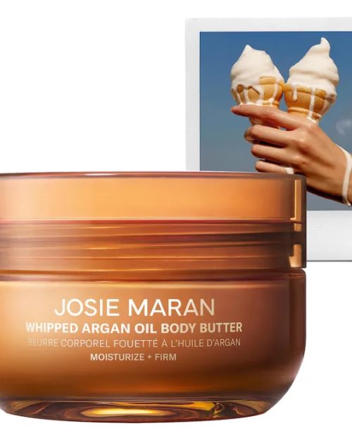 Josie Maran 
Vanilla Vibezzz - Whipped Argan Oil Refillable Firming Body Butter Jar