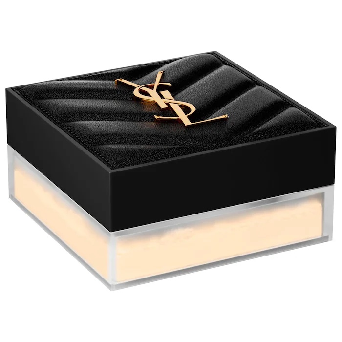YSL All Hours Hyper Blur Loose Setting Powder- 02 Fair Medium - yellow