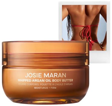 Josie Maran -Golden Hour (Amber, White Musk) - Whipped Argan Oil Refillable Firming Body Butter