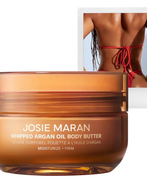 Josie Maran -Golden Hour (Amber, White Musk) - Whipped Argan Oil Refillable Firming Body Butter