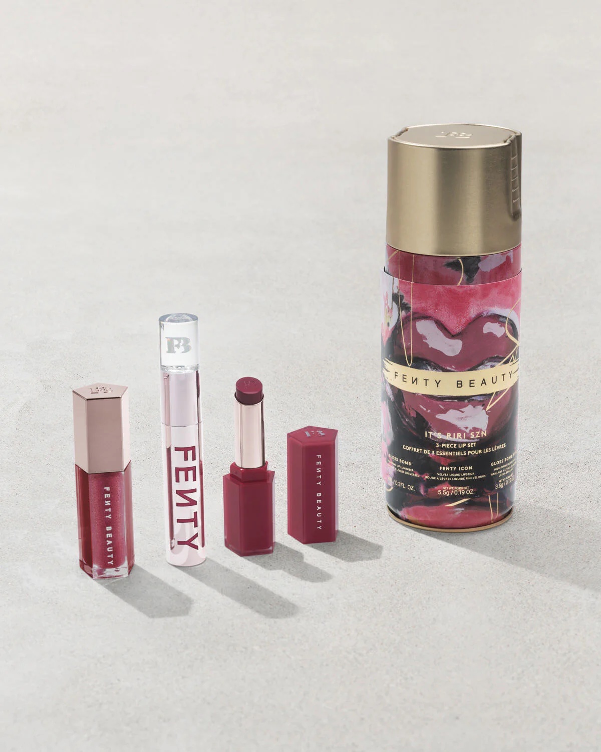 FENTY BEAUTY IT’S RIRI SZN 3  PEICE LIP SET