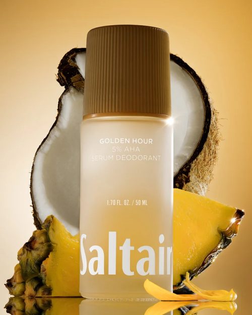 Saltair 5% AHA Serum Deodorant- Golden Hour