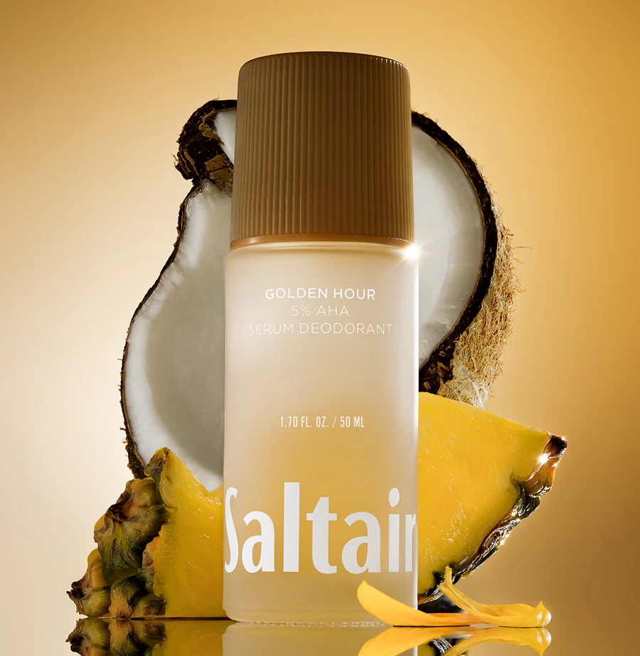 Saltair 5% AHA Serum Deodorant- Golden Hour