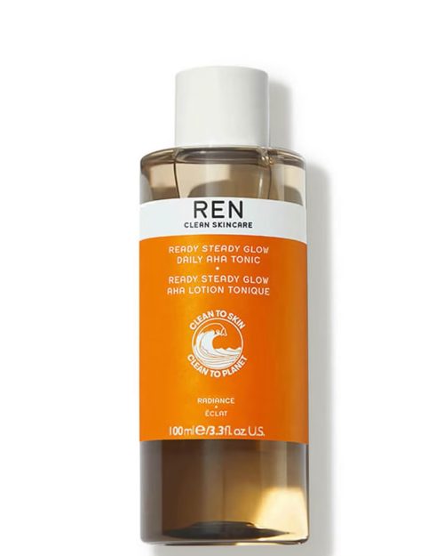 REN Travel Size Clean Skincare Ready Steady Glow Daily AHA Tonic 100ml