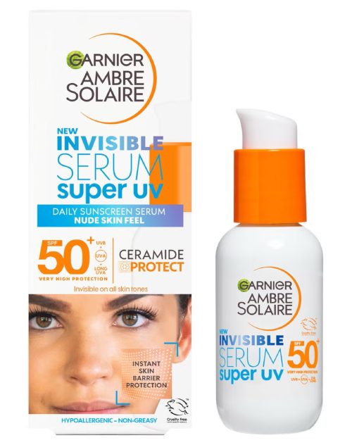 Garnier Ambre Solaire SPF 50+ Super UV Invisible Face Serum 30ml