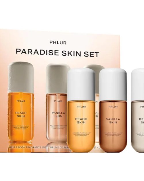 PHLUR Paradise skin Hair and body fragrance mist set