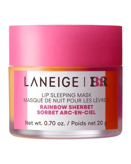 Laneige Lip Sleeping Mask Intense Hydration with Vitamin C- Baskin Robbins Rainbow Sherbet
