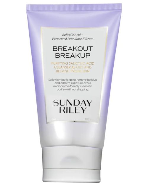 Sunday Riley Breakout Breakup Salicylic Acid Cleanser for Blemish-Prone Skin- 140ml