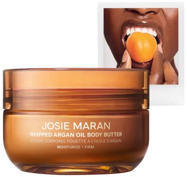 Josie Maran- Vanilla Apricot - Whipped Argan Oil Refillable Firming Body Butter Jar