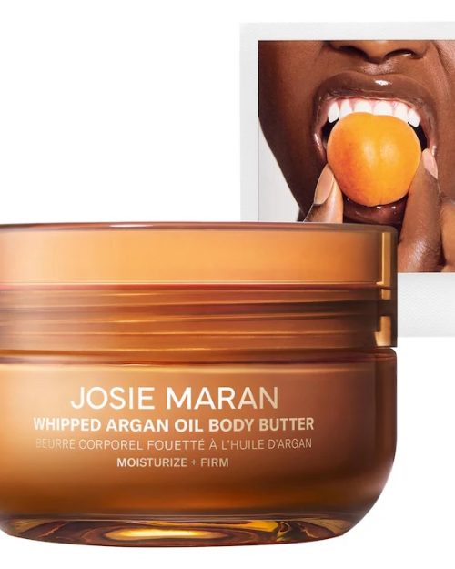 Josie Maran- Vanilla Apricot - Whipped Argan Oil Refillable Firming Body Butter Jar
