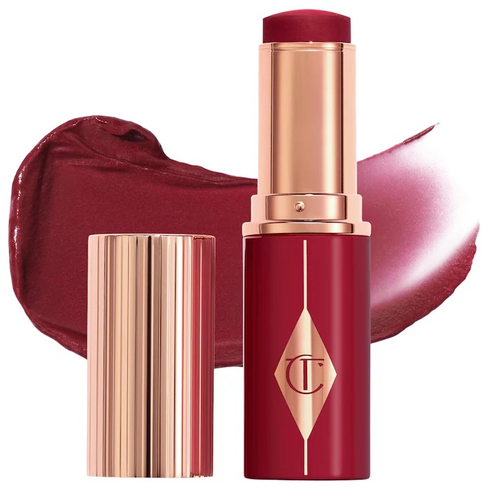 Charlotte tilbury Unreal Lip + Cheek Glow Blush Stick with Hyaluronic Acid (Various Shades)