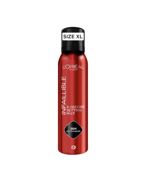 L'Oral Paris Infallible 3-Second Makeup Setting Spray Mist XL 150ml