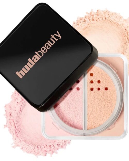 Huda beauty Easy Bake Loose Powder Brightening + Correcting Duo - Cherry peach