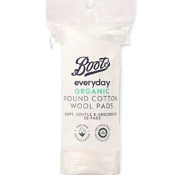 Boots Everyday Organic Round Cotton Wool Pads 50 pads