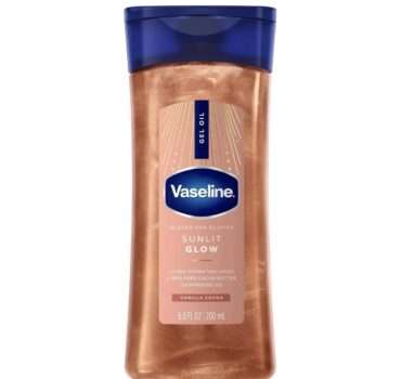 Vaseline Glazed & Glisten Sunlit Glow Body Gel oil