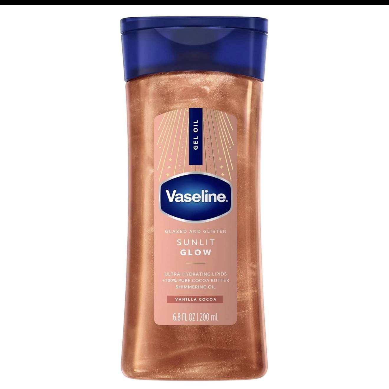 Vaseline Glazed & Glisten Sunlit Glow Body Gel oil