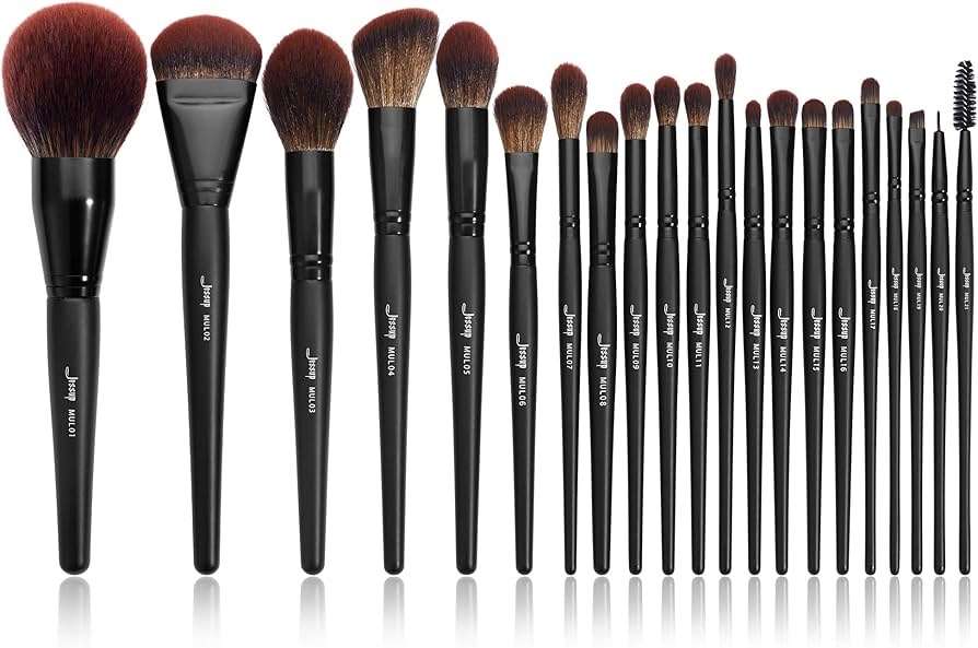 Jessup reliable professional Makeup brush set- 21pcs