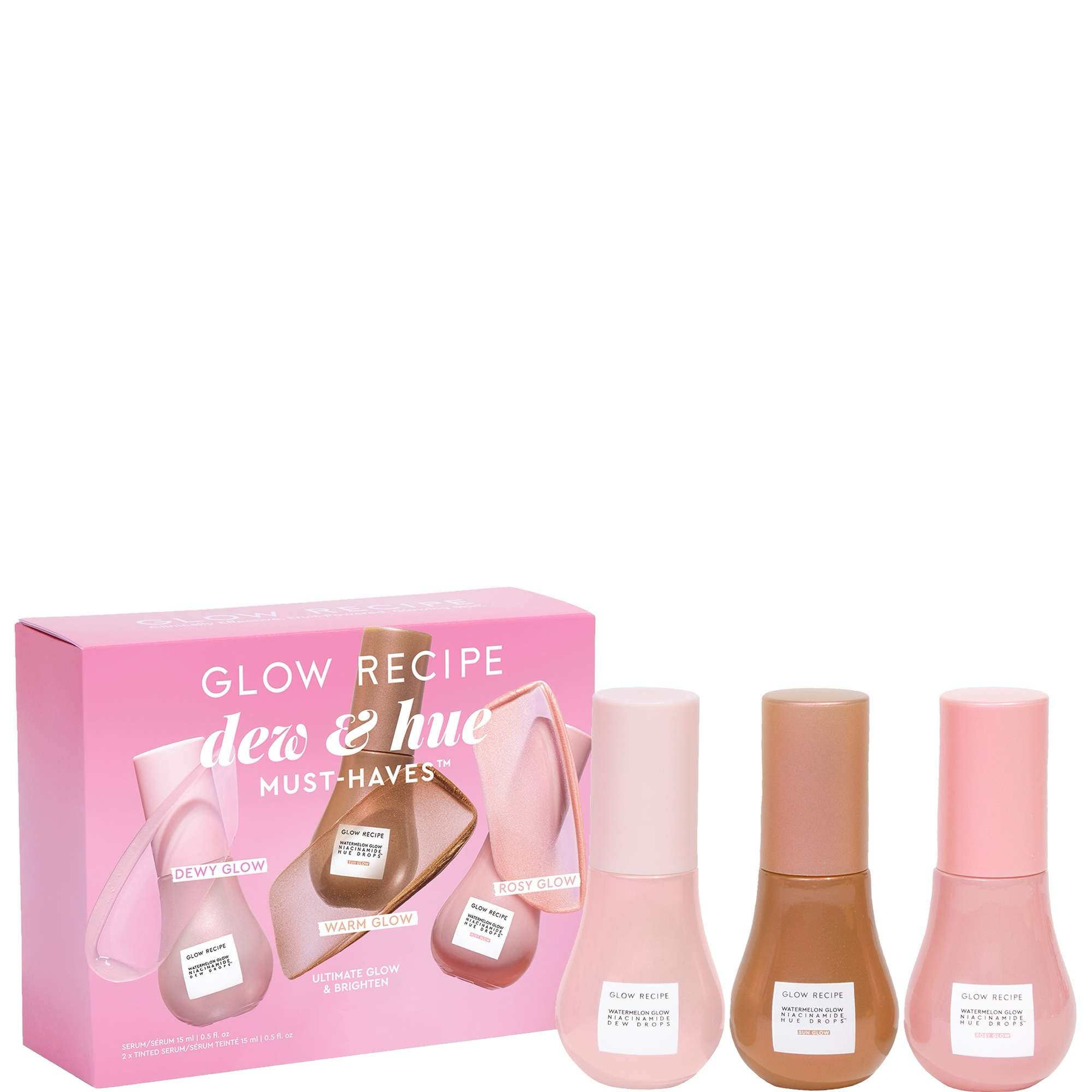 Glow recipe Dew & Hue Must-Haves Brightening Serums Gift Set
