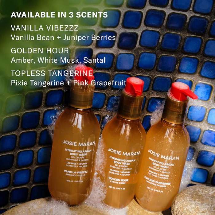 Josie Maran Hydrating + Cleansing Argan Refillable Body Wash - Image 8