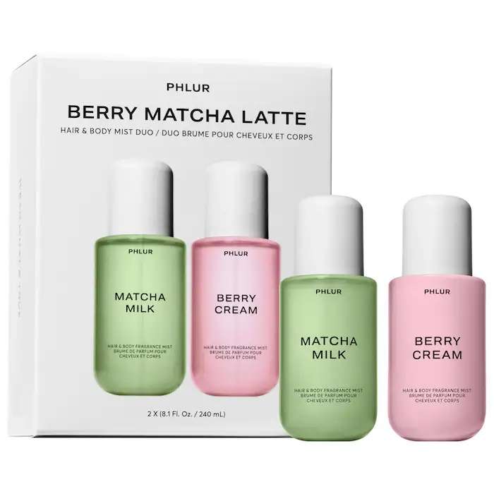 PHLUR Berry Matcha Body Mist Set