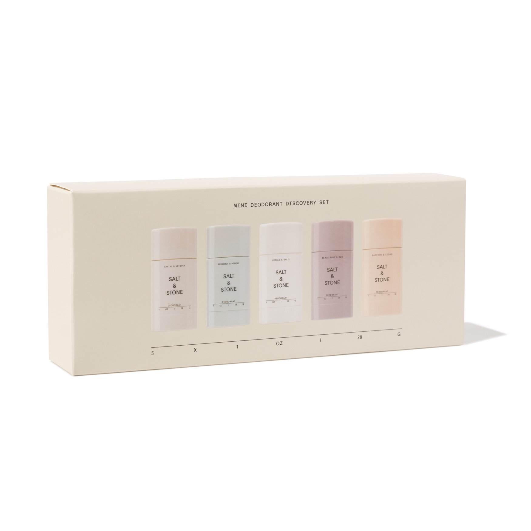 Salt & Stone Mini Deodorant Discovery set