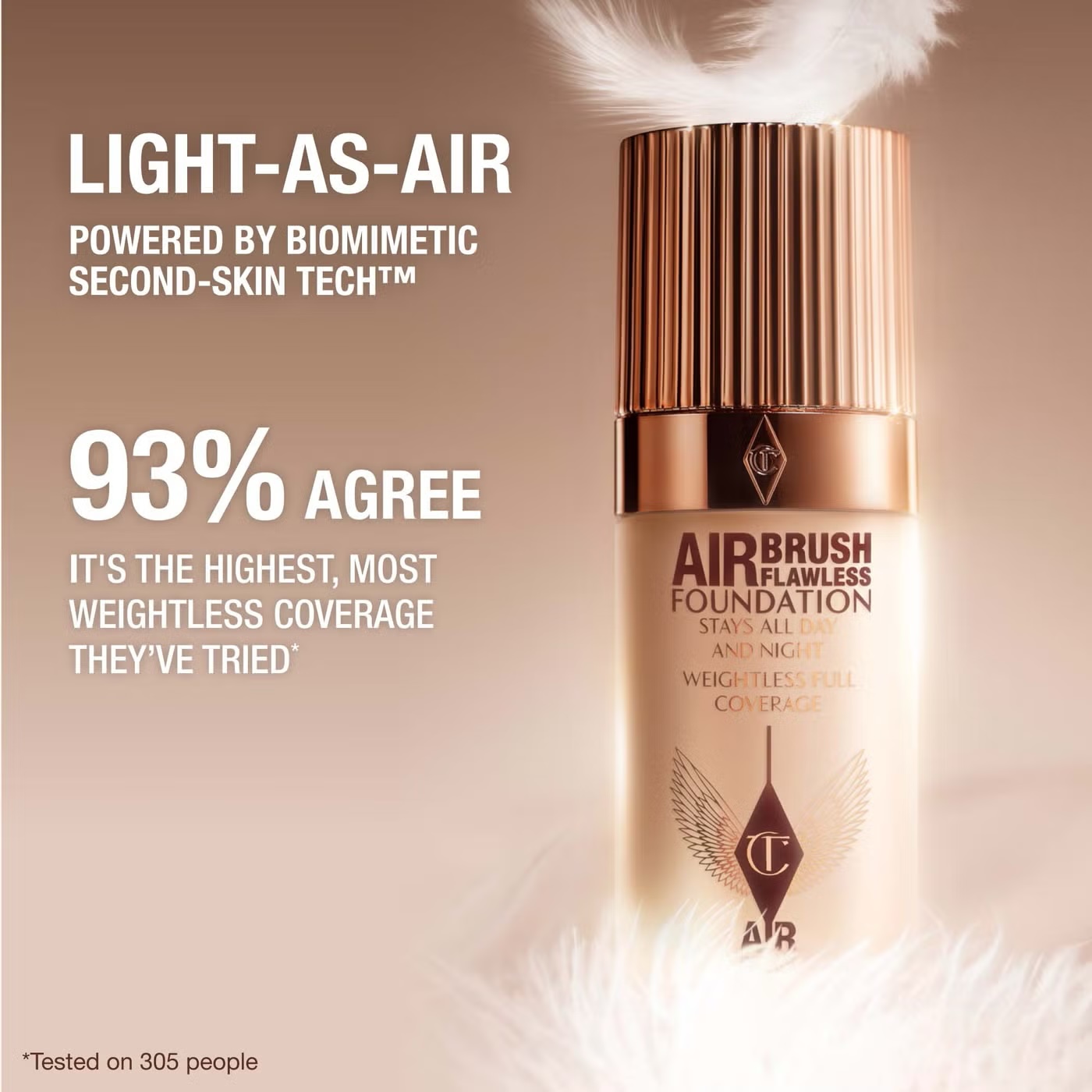 Charlotte Tilbury Airbrush Flawless Foundation (Various Shades) 30ml - Image 4