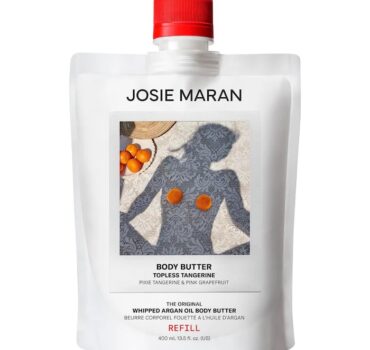 Josie maran- Topless Tangerine - Whipped Argan Oil Refillable Firming Body Butter Jar
