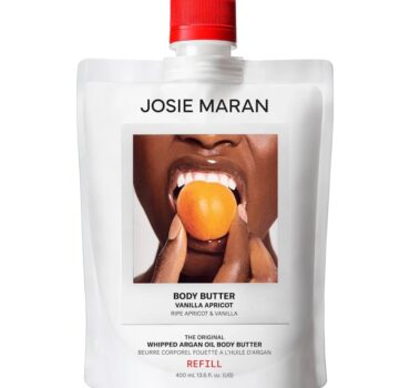 Josie Maran Vanilla Apricot - Whipped Argan Oil Refillable Firming Body Butter Jar