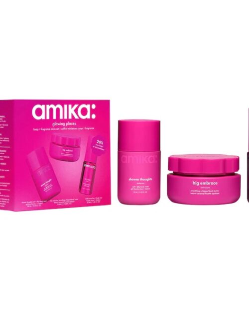 Amika Glowing Places Body Care & Fragrance Gift Set