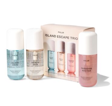 PHLUR Island Escape Body Mist Trio set