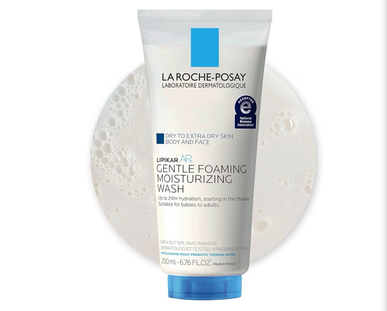 La Roche-Posay Lipikar AP+ Gentle Moisturizing Face & Body Wash 400ml - Image 2