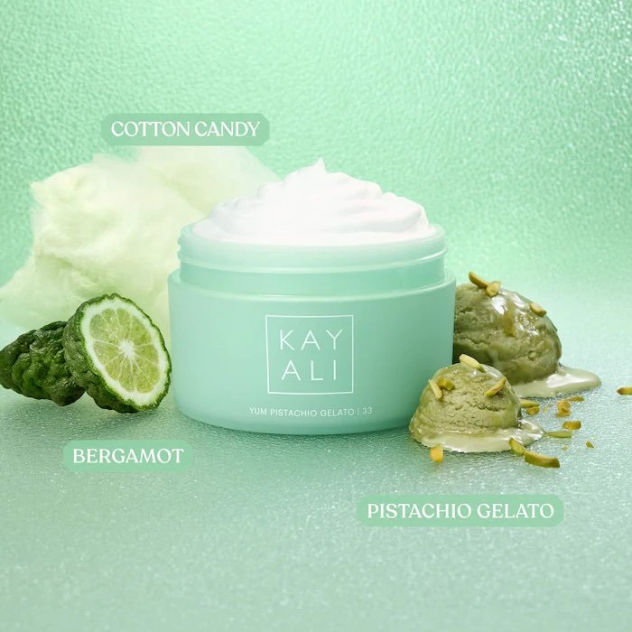 KAYALI Yum Pistachio Gelato | 33 Silk Soufflé Body Cream 240g - Image 3