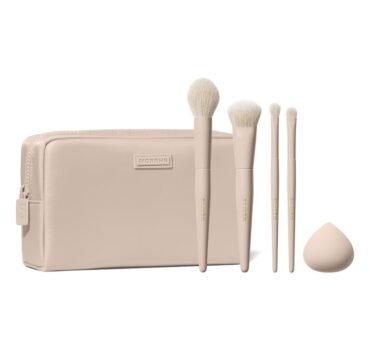 Morphe Oat Latte 5-Piece Face & Eye Brush Set
