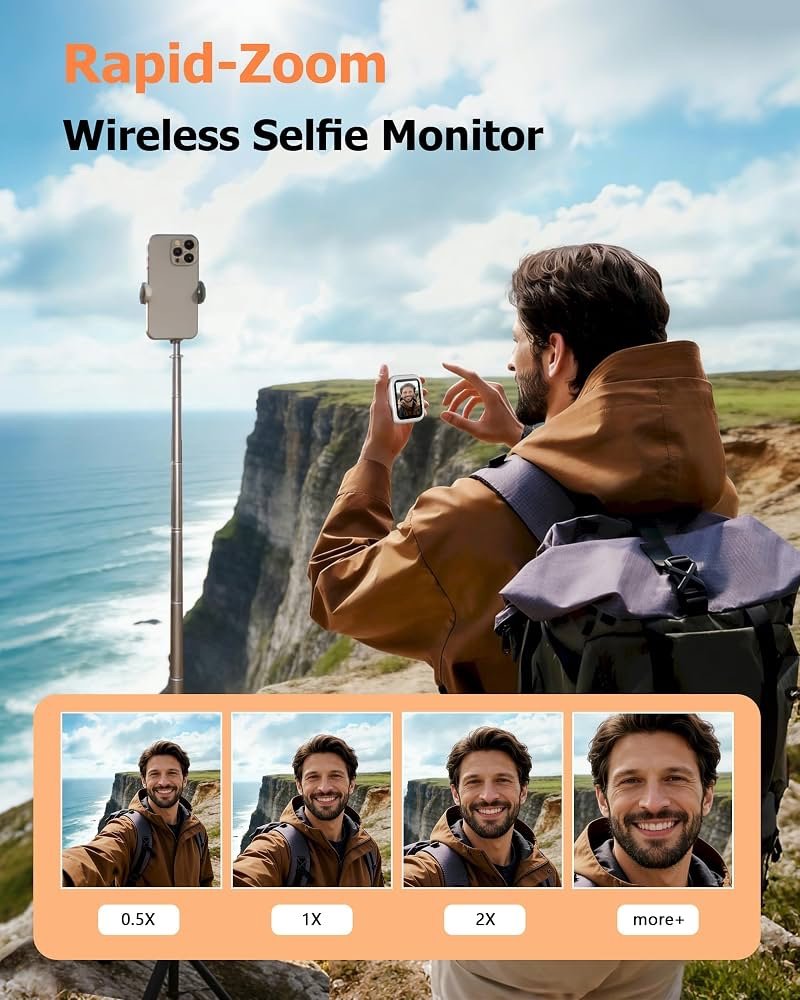 SOLLLife Magnetic Wireless Vlog Selfie Monitor for iPhone & Android - Image 4