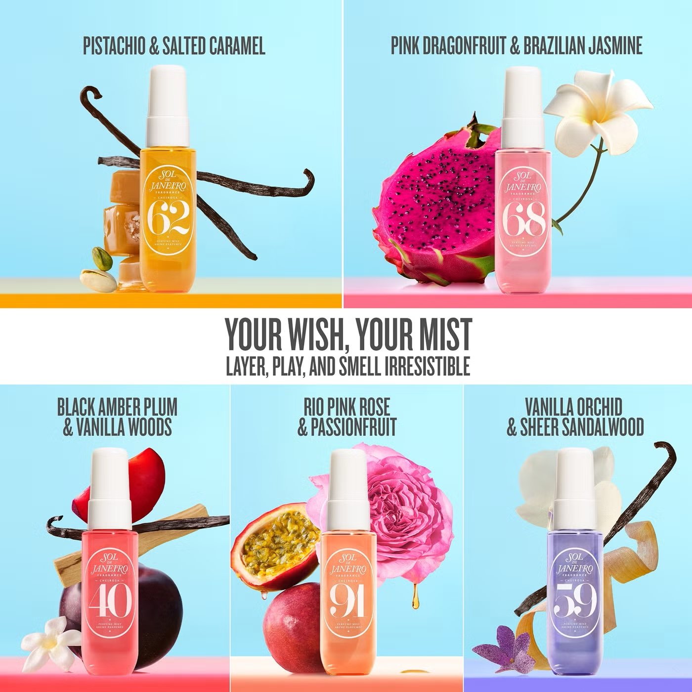 Sol de Janeiro Livin’A Vida Cheirosa Perfume Mist Set – 5 x 30ml - Image 5