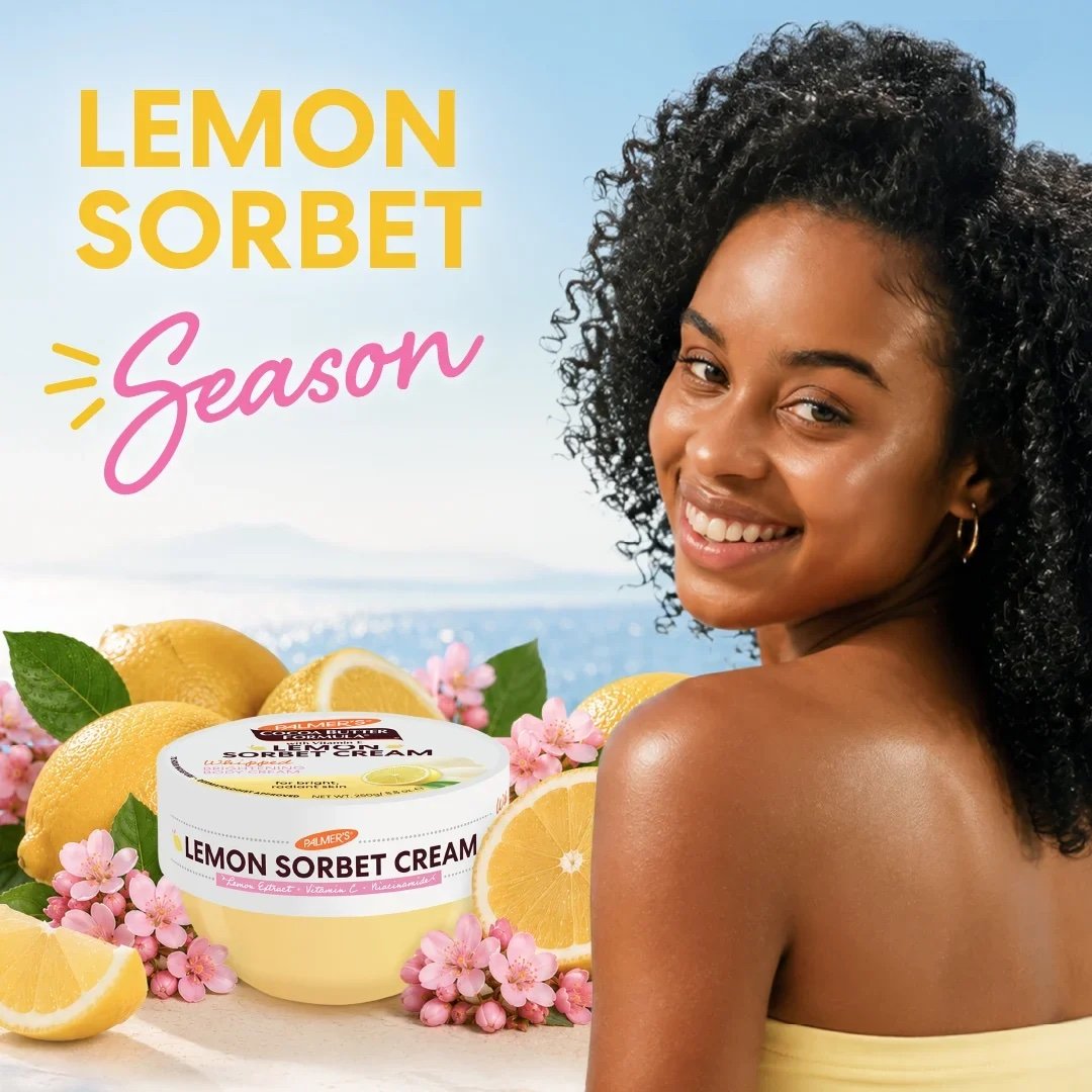 Palmer’s Lemon Sorbet Brightening Body Cream - Image 2