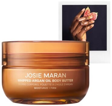 Josie Maran Bohemian Fig - Whipped Argan Oil Refillable Firming Body Butter Jar