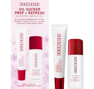 One/Size Oil Sucker Prep & Refresh Mattifying Duo