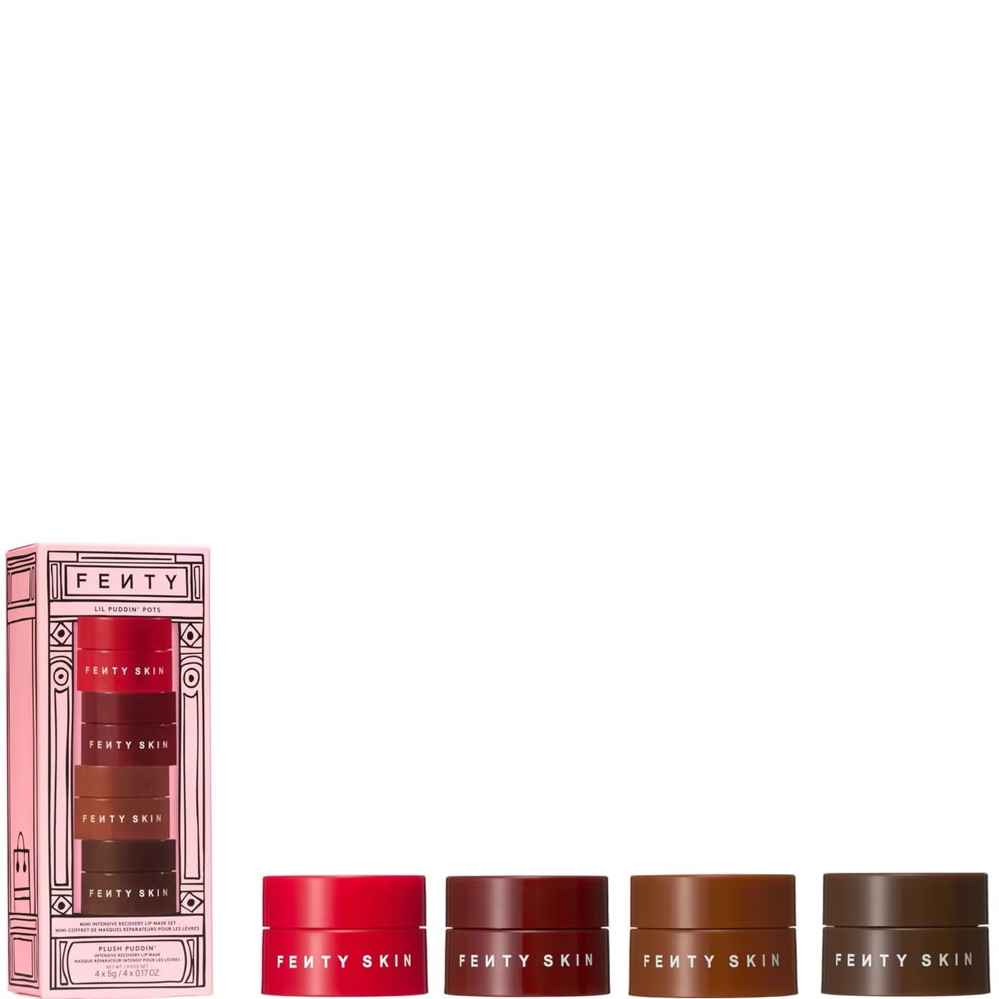 Fenty Skin Lil Puddin’ Pots Mini Intensive Recovery Lip Mask Set