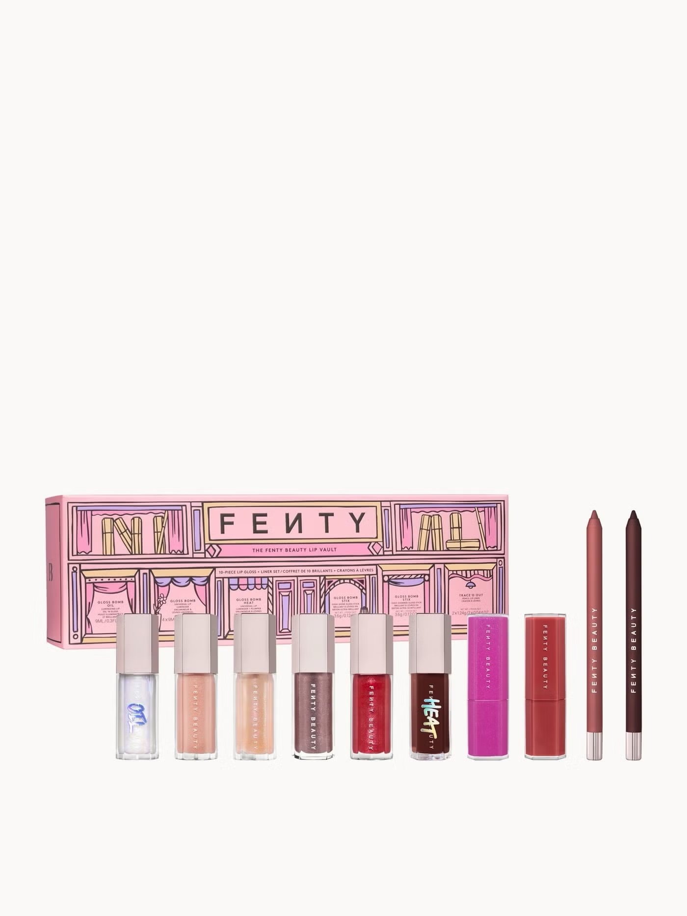 Fenty Beauty Lip Vault 10-Piece Lip Set